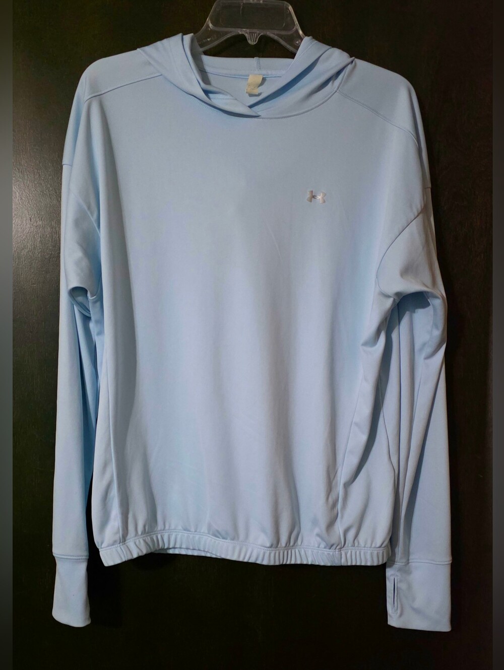 Under Armour Women's Light Blue Lightweight Pullover Athletic Hoodie Size M